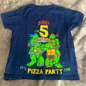 Nickelodeon Teenage Mutant Ninja Turtles 5th Birthday T-shirt